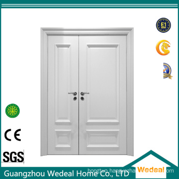 White Primed Unequal Double MDF Interior Door